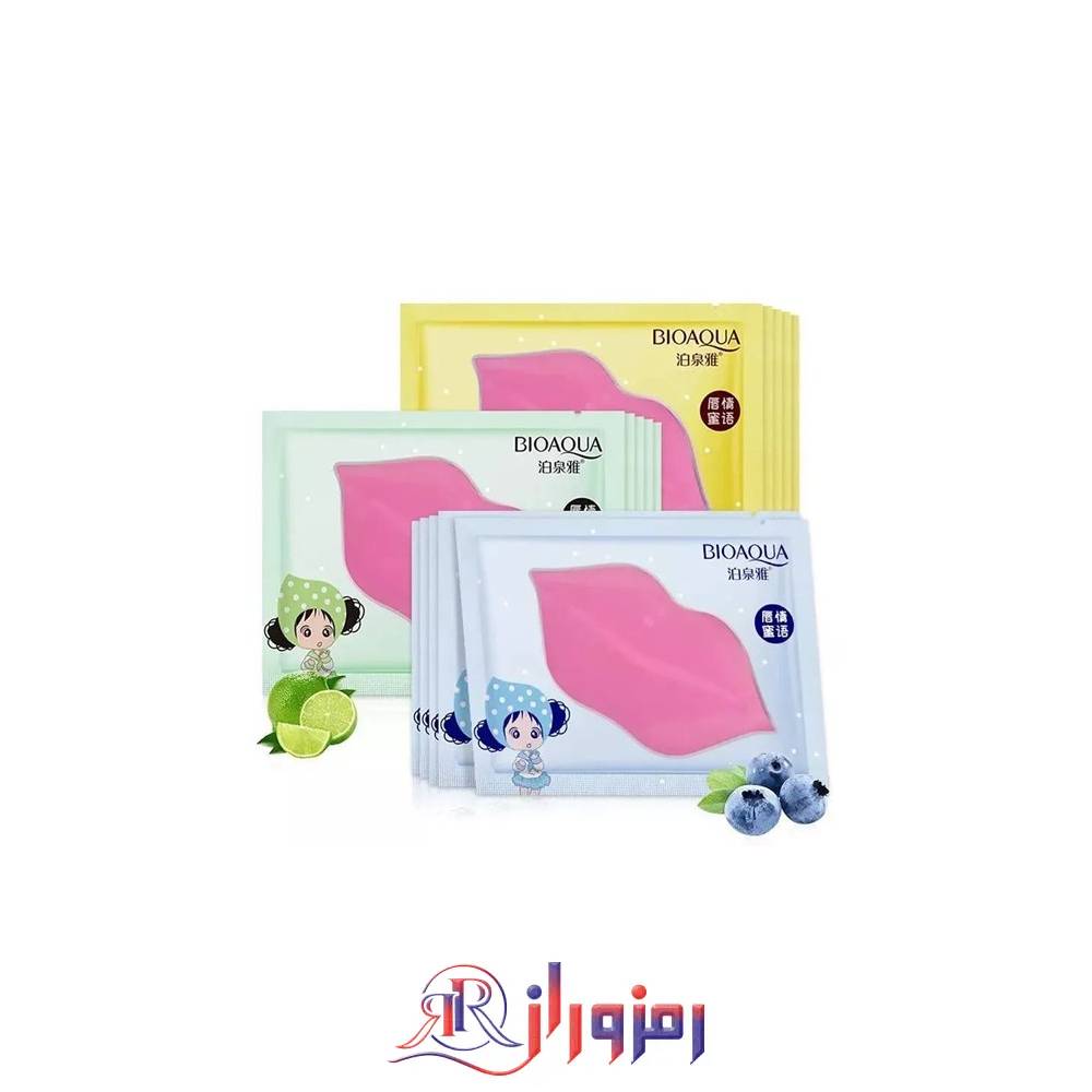ماسک لب ورقه ای بیوآکوا پک 10 عددی،خرید و قیمت ماسک لب ورقه ای بیوآکوا پک 10 عددی